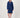 Kleid aus Jogger-Denim-Stoff | mittelblauer Denim