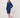 Kleid aus Jogger-Denim-Stoff | mittelblauer Denim