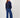 Hose aus Jogger-Denim-Stoff | mittelblauer Denim