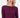 Weiches Basic-Top aus Wolle | aubergine
