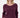 Mohair-Pullover mit V-Ausschnitt | soft aubergine