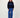 Pullover mit eingestricktem Detail | marineblau / sportlich blau