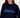 Pullover mit eingestricktem Detail | marineblau / sportlich blau