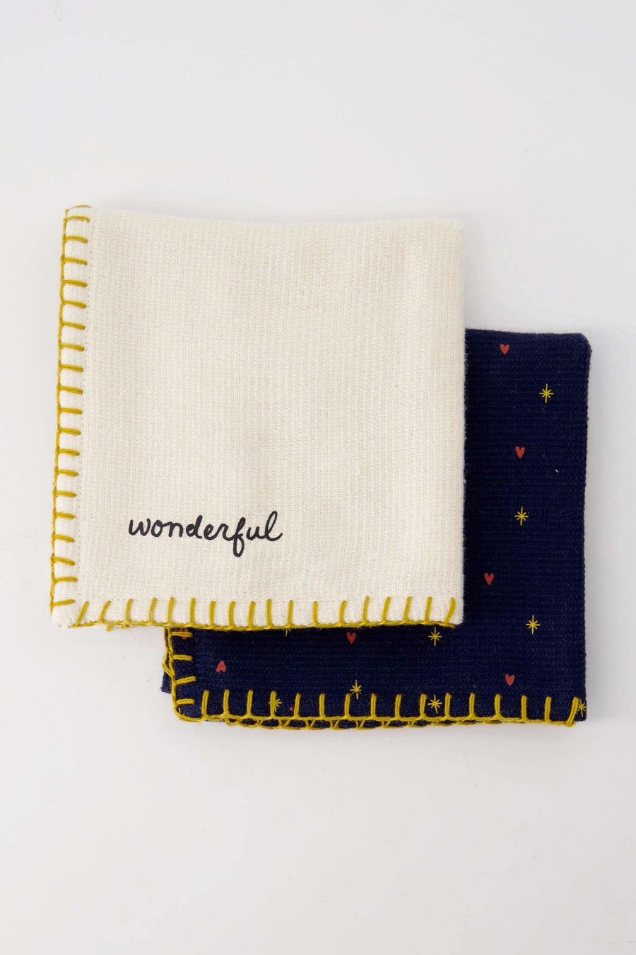 set van 2 vaatdoekjes wonderful multicolor | multicolor