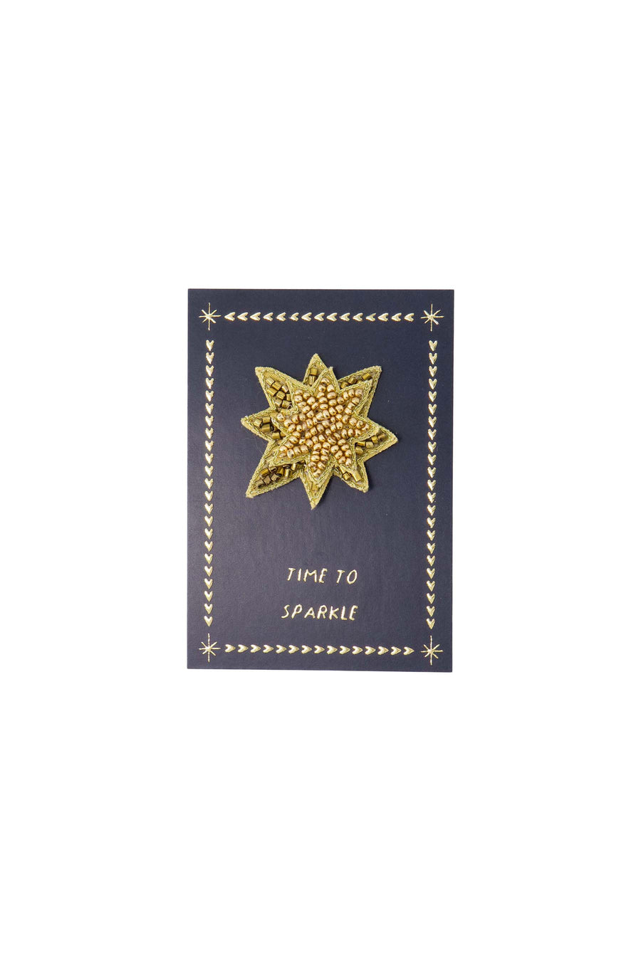 Brosche Zeit zu funkeln dunkelblau | dunkelblau