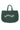 Strandtasche mit Stickerei amour | dunkelgrün