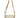 Tasche Mondsichel aus strukturiertem Stoff | off white