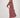 Maxikleid mit Ikat-Print | Sand / Rotbraun