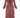 Maxikleid mit Ikat-Print | Sand / Rotbraun