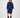 Kleid aus Jogger-Denim-Stoff | mittelblauer Denim