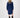 Kleid aus Jogger-Denim-Stoff | mittelblauer Denim