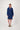 Kleid aus Jogger-Denim-Stoff | mittelblauer Denim