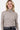 Jersey-Rollkragenpullover mit Lurexstreifen | Kit / Silber