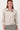 Satinbluse mit Schulterdetail | beige