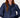 Jeansbluse mit Schleife | dark denim