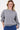Jacquard-Stoff-Pullover | navy