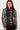 Mesh-Top mit Giraffenprint | mehrfarbig