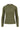 Basic-Ripp-Rundhals-Top mit Stretch | moosgrün