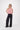 Unterhemd mit Streifen aus strukturiertem Material | off white / rot