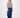 Unterhemd mit Streifen aus strukturiertem Stoff | off white / navy
