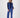 Weste mit Nadelstreifendruck | navy / off white