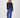 Weste mit Nadelstreifendruck | navy / off white
