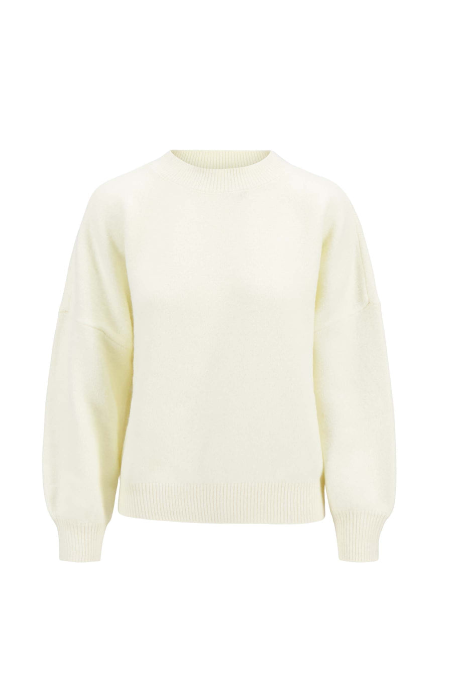 Pullover mit Herz-Detail | off white