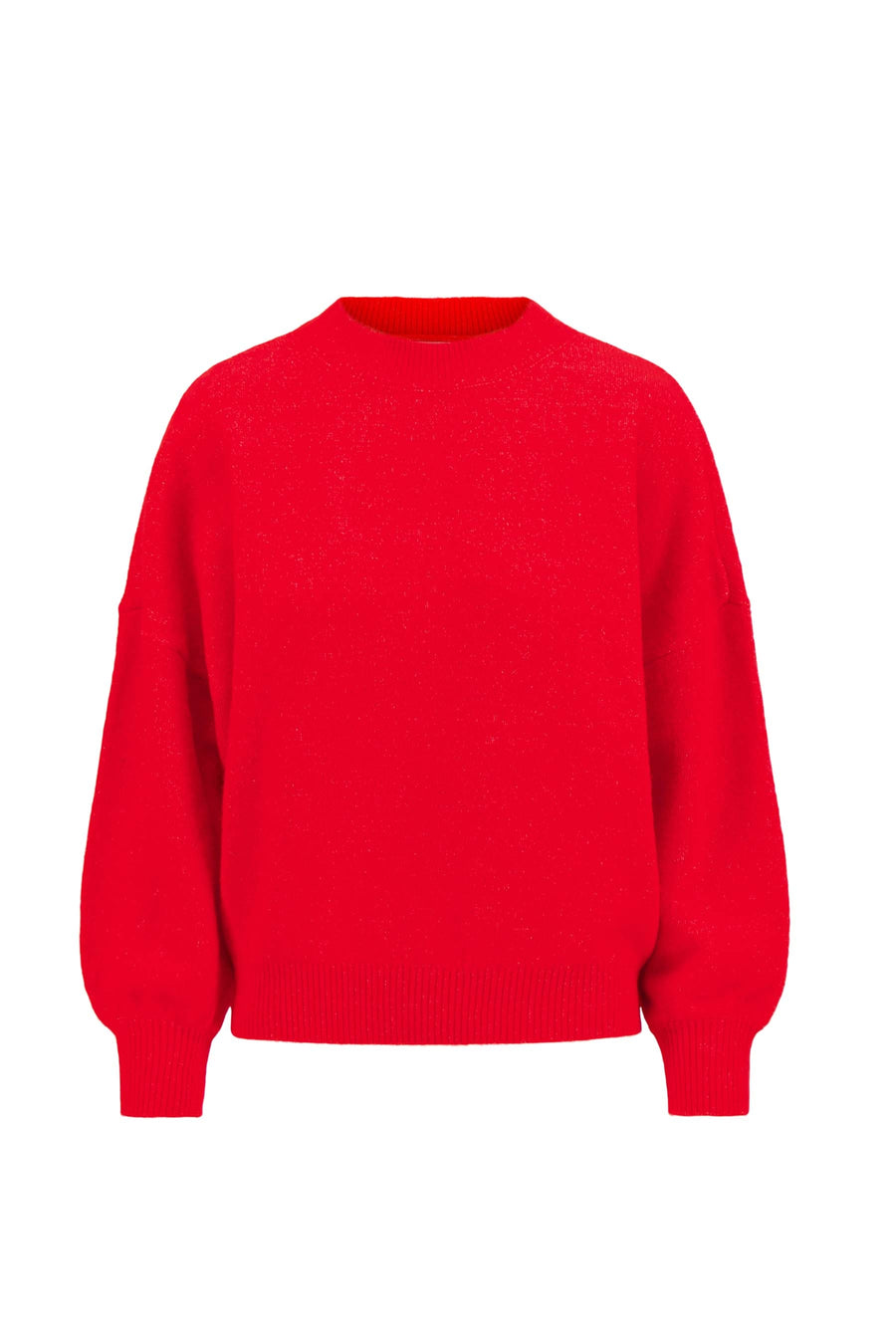 Pullover mit Herz-Detail | rot