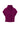 Gestrickte ärmellose Strickjacke | rosa