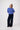 Flauschiger Pullover mit Rundhalsausschnitt | sportlich blau