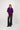 Flauschiger Rundhals-Pullover | mid purple