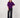 Flauschiger Rundhals-Pullover | mid purple