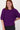 Flauschiger Rundhals-Pullover | mid purple
