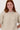 Boucle-Pullover mit Rundhalsausschnitt | beige
