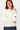Pullover mit Herz-Detail | off white