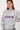 Pullover mit eingestricktem Detail | anthrazitgrau / mittelviolett