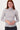 Feinstrick-Pullover mit Strasssteinen | mittelgrau