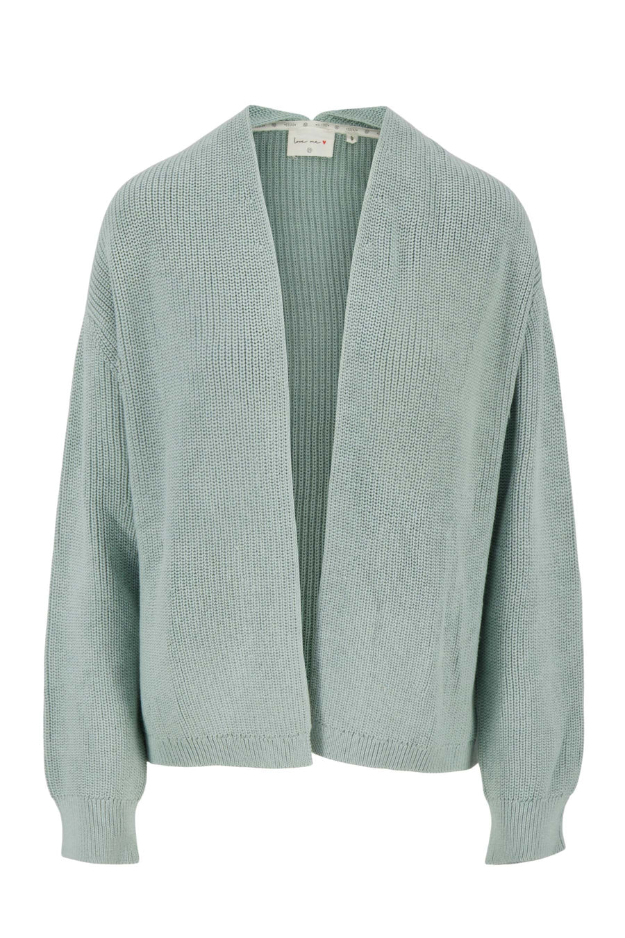 Weste Rippe | grau blau