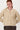 Jacquard-Strickjacke mit Fischgrätstruktur | beige