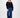 Basic Strickjacke mit Brosche | Nachtblau