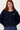 Basic Strickjacke | Nachtblau