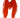 Crincle Baumwollschal mit Quasten | rot