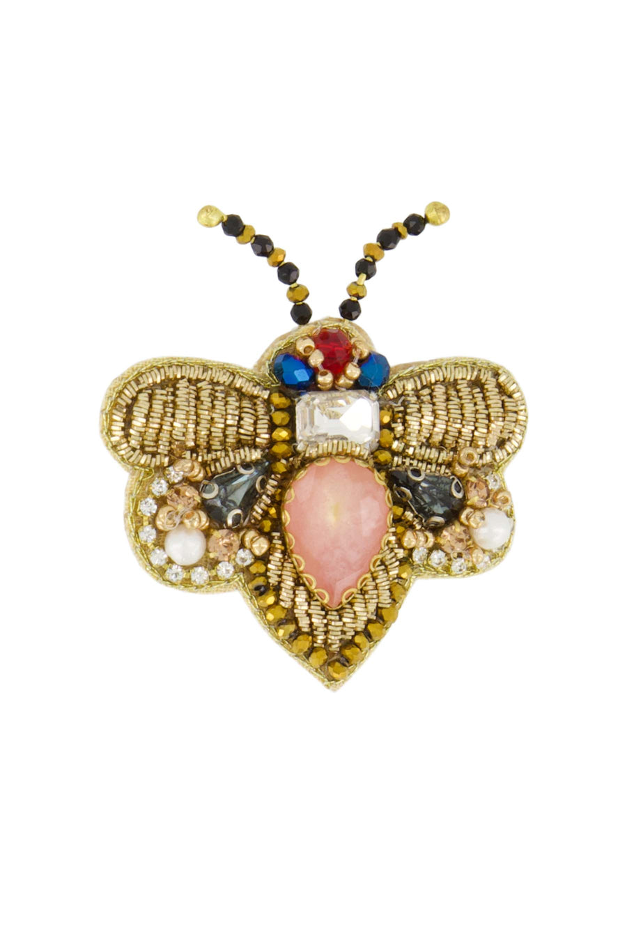 Schmetterlingsbrosche | moosgrün