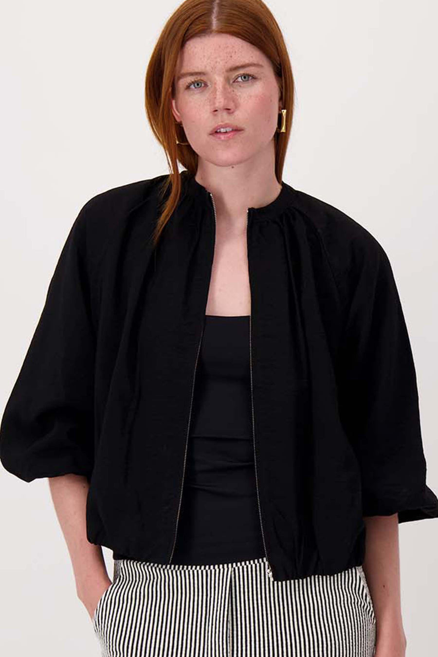 Ballon Bomberjacke | schwarz