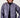 Jacquard-Glanzjacke | Nachtblau