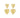 Ohrringe mit zwei Herzen Gold | Gold