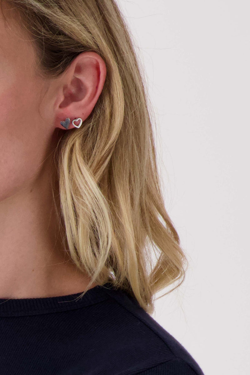 Ohrringe Herz | Silber