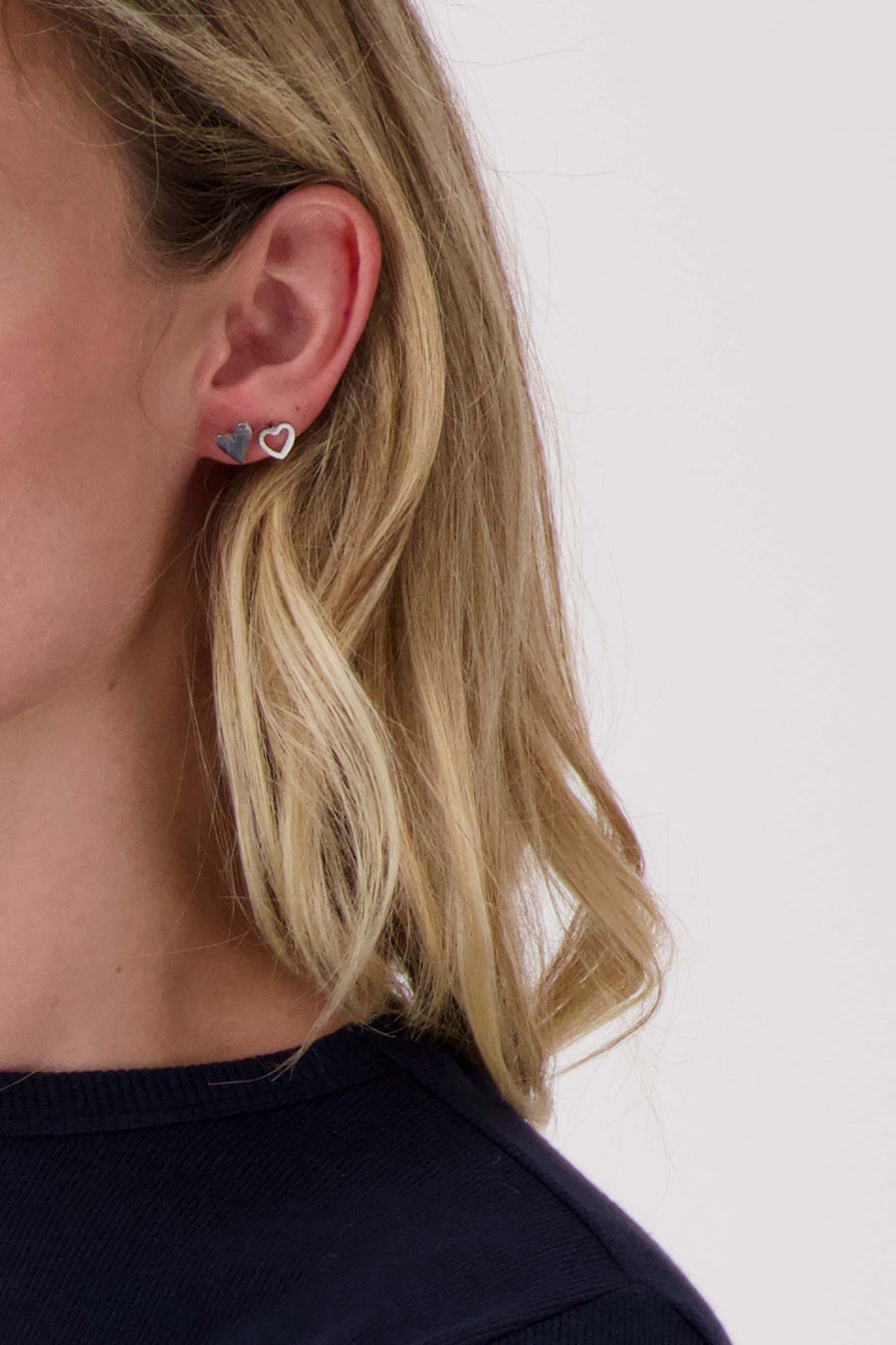 Ohrringe Herz | Silber