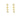 Ohrringe mit 4 Herzen | Gold