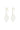 Ohrringe mit Blattform | Silber
